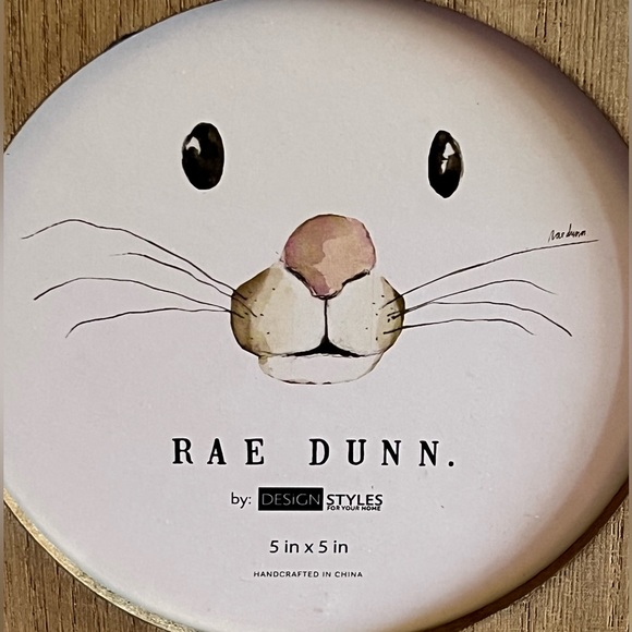 Rae Dunn Happy Easter Bunny frame & mini baby born surprise & scrubbie bunny NWT - Picture 3 of 12